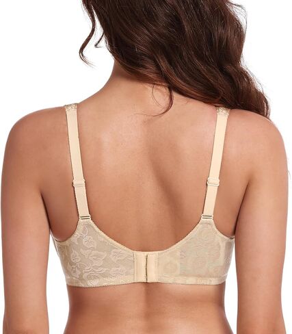 HACI Women's Minimizer Bra Full Figure Non Padded Plus Size Underwire Everyday Support in Saudi Arabia