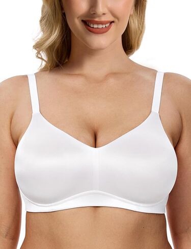 Wingslove Seamless Wireless Minimizer Bras for Women - Full Coverage Comfortable Soft Bra with Crisscross Straps in Saudi Arabia