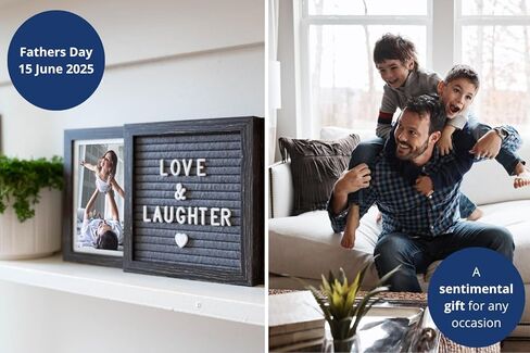 إطارات صور مخصصة: إطار صور مخصص للعائلة والطفل رائع كهدايا للأب والابنة، وإطار صور للجدة والأحفاد، وهدايا الخشخاش، والجرامي، والأب من الابنة in Kuwait