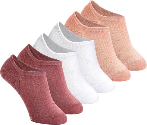 Sperry Women’s 6-Pack Super No Show Socks – Cushioned, Breathable, Anti-Slip Low Cut Socks for Sneakers Running & Casual Wear in Saudi Arabia