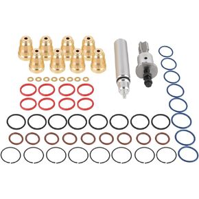 Fuel Injector Sleeve/Cup Removal Tool & Install Kit F4TZ9F538A Replacement For Ford 1994-2003 with Injector Sleeves Injector Orings