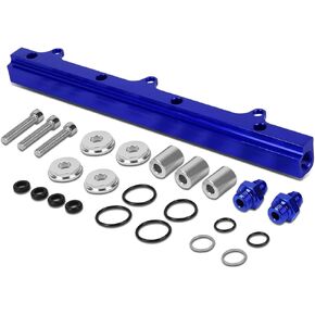 DNA Motoring FRK-B16-BL High Flow Fuel Injector Rail Kit [For 88-01 Honda Civic Si/Prelude/CRV]