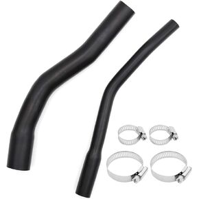 Fits for Jeep Cherokee XJ 1997 to 2001 Fuel Fill and Vent Hose kit New W SS Clamps 52100132AB 52100131AD, Black