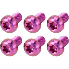 6pcs شوكة الأمامية تغطية تغطية البراغي مسامير مجموعة سبيكة التيتانيوم ل Srorron Sur Ron Light Bee X/S الدراجة الكهربائية