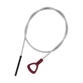1 PC Car Transmission Oil Dipstick, 4Ft Foldable Easy to Store Flexible Dipstick, Automatic Transmission Oil Level Check Tool Replace 140589152100, Compatible with Mercedes-Benz (Red & Silver)