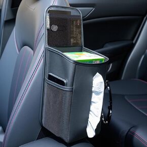 Car Tissue Holder, Rectangle Tissue Box Cover for 60/120/180 Count Kleenex Tissue Boxes, Car Storage Organizer Front Seat with Napkin Holder and 3 Pockets,Seat Side Car Organizer for Cars,SUVs,Trucks