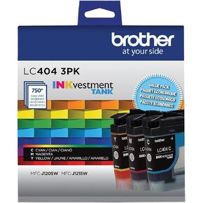 Brother Genuine LC404Y Yellow INKvestment Tank Ink Cartridge