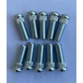 10 PCS الخلفية 1/2-20 مسامير مسمار العجلة المسننة 610-138- .535 في.