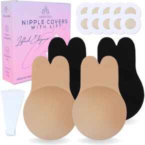 Silicone Nipple Covers for Women with Lift - Pasties Boobs Push up - Women Breast Sticky Cover