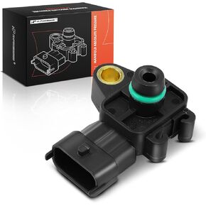 A-Premium MAP Manifold Absolute Pressure Sensor Compatible with Buick, Cadillac, Chevy, GMC - Envision, Regal, Camaro, Equinox, Express, Malibu, Silverado, Traverse, Savana, Sierra, Terrain, CTS, ATS