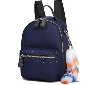 MKF Collection Backpack for Women, Vegan Leather Bookbag Top-Handle Ladies Travel bag by Mia k