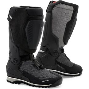 قس! Men's Expedition GTX Adventure Travel Motorder Boots (Black/Gray - 44)