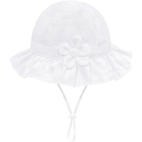 طفل طفل طفلة طفلة شمس قبعة مرنة القطن الصيف قبعة 50+ spf واقية in Kuwait