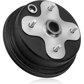 M MATI Front Wheel Brake Drum Hub 2PCS for Yamaha Big Bear 350 Kodiak 400 1989-1998 Use Rear for Timberwolf 250 1992-1993 3HN-25111-02-00 3HN-25111-01-00