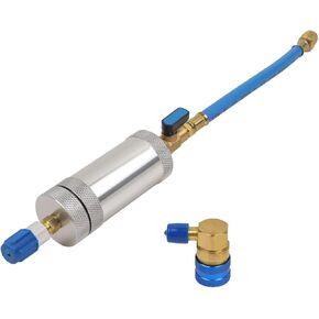 CMTOOL AC Oil Dye Injector Tool R134A Compressor Oil Injector Kit, Car A/C Kit with Snap Quick Coupler, Auto Automotive HVAC Tool