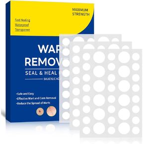 Wart Remover Patches,Quick and Effective Hydrocolloid Waterproof Skin Care Stickers for All Kinds of Skin Safe Effective Treatment for Women Men GT01 144PCS (1)