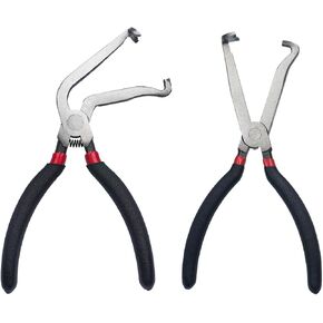 2Pcs 37960 Electrical Disconnect Pliers 60 Degree Plier and Straight Plier Automotive Electrical Connector Disconnect Pliers