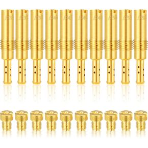 20PCS Carburetor Main Jet Slow Pilot Jet Kit, 2 Size Main Jets K10-K140/K32-K55, Main Jets Slow Jets Pilot Cleaner Tool Kit Fits for #SCL-2018090002-ZH-T-01/02 SCL-2018090001/03-ZH-T-01