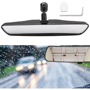 10'' Universal Rear View Mirror, ZLPTEAM Interior rearview mirror Kit Universal Fit Type Compatible with Chevrolet Ford Toyota Nissan Jeep Honda Subaru Hyundai Kia Mazda Buick and More Car
