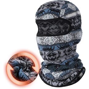 WTACTFUL Fashion Colourful Balaclava Face Ski Mask - Fleece Winter Face Covering for Cold Weather Skiing Outdoor