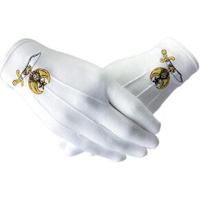 Imasoner Freemason White Cotton Gloves