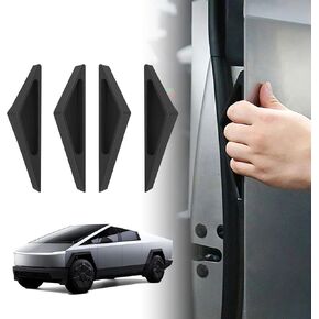 Cybertruck مقبض الباب المضاد لبصمات الأصابع مجموعة من 2024 2025 Tesla Cybertruck Car Cover Cover Rubber Acceseeorise