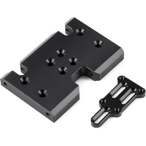 70mm Delrin Skid Plate with Adapter Plate for TGH 2.Low Transmission TGH-HH Transfer Case Element RC Axial 3 Gear Transmission Comp Builds