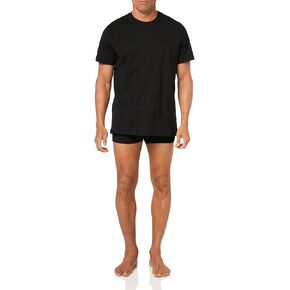BOSS mens Cotton Stretch Tshirt W/Trunk Gift Set