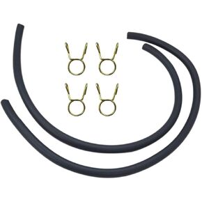 Fuel Tank Gas Line Hose w/Clip 5.5mm Replacement Fit for Honda CT70 CT70H CT90 110 ATC 110/200 Replaces Part# 17681-098-010