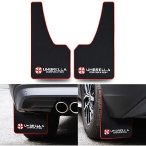 2PCS CORPRILLE CORPORANT CAR MAD DALAPS Black Automotive Splash Guards Rubber Mud No تصادم للسيارة الطينية المطاطية الناعمة الأمامية والسيارة الخلفية للسيارة الطينية (شركة مظلة)