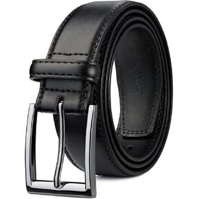 Men's Genuine Leather Dress Belt, Handmade Classic Jeans Belt for Men,Designs for Work Business and Casual