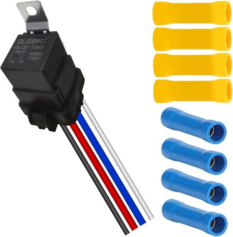 2pcs ترحيل LED الإلكترونية LED 3 دبوس 12.8V 0.1W-150W C/M إشارة بدوره لطفلة تعديل Flasher CF-13 ترحيل مع الأسلاك الطرفية 18AWG 6.3 غمد لشاحنة السيارة شاحنة شاحنة السيارة in Kuwait