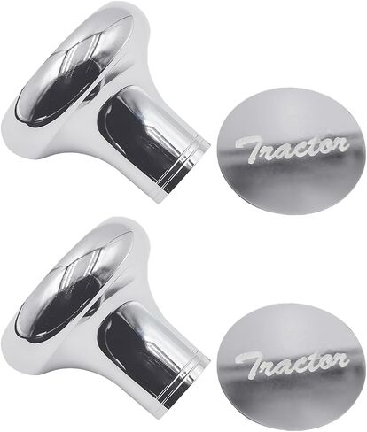 Upgrade Air Brake Knobs for Tractor/Trailer - Air Valve Knobs Compatible Kenworth T680 Peterbilt 379 389 579 Freightliner, Made from Aluminum (2PCS) in Saudi Arabia