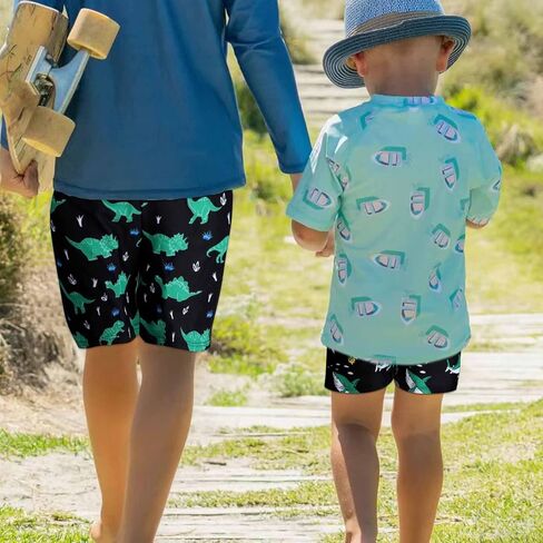 Boys Swim Trunks Quick Dry Board Shorts Swimwear Trunks Hawaii Beach Swimsuit Toddler Bathing Suit Bottom Kid 2-8Years in Kuwait