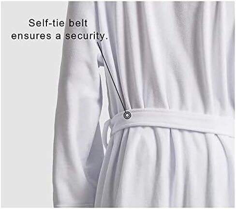 AFPANQZ Men's Bathrobe Big and Tall Full Length Sleepwear Long Sleeve Lightweight Pajama Shawl Robe with Pockets Nightgown in Saudi Arabia