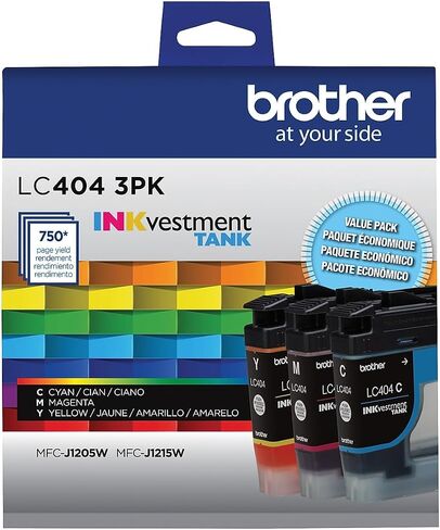 Brother Genuine LC404Y Yellow INKvestment Tank Ink Cartridge in Saudi Arabia