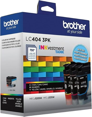 Brother Genuine LC404Y Yellow INKvestment Tank Ink Cartridge in Saudi Arabia