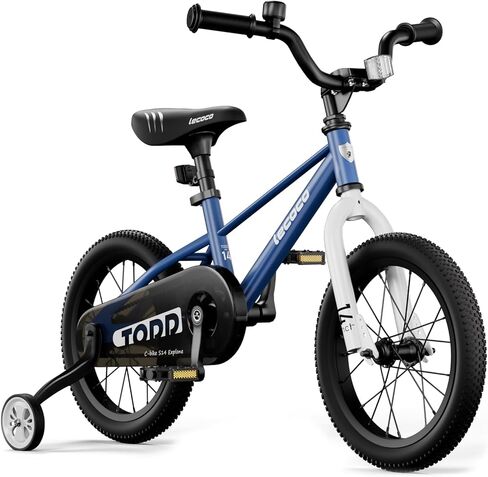 Kids Bike for Boys Girls, 14 16 18 Inch Children's Bicycle with Training Wheels Pedal Brakes Handbrake & Kickstand Training Bike for Kids and Toddler Multiple Color in Saudi Arabia