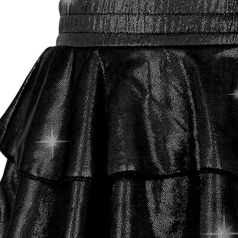 Ilover Girls 3 طبقات الكشكش تنورة لتنورة لامعة الرقص توتو التنانير in Kuwait