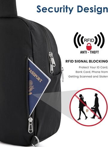 حقيبة G4Free Crossbody للنساء عرضة على ظهر الظهر على ظهره من صدر الكتف in Saudi Arabia