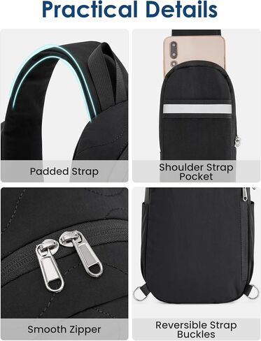 حقيبة G4Free Crossbody للنساء عرضة على ظهر الظهر على ظهره من صدر الكتف in Saudi Arabia