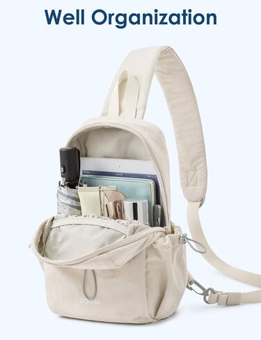 G4Free Sling Bag for Women, Casual Crossbody Handbag Fashionable Shoulder Backpack Lightweight Chest Bag in Kuwait