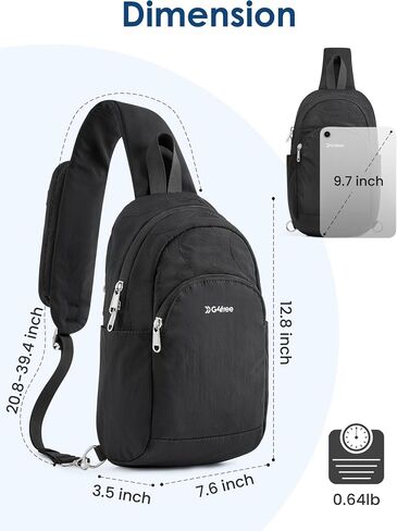 حقيبة G4Free Crossbody للنساء عرضة على ظهر الظهر على ظهره من صدر الكتف in Saudi Arabia
