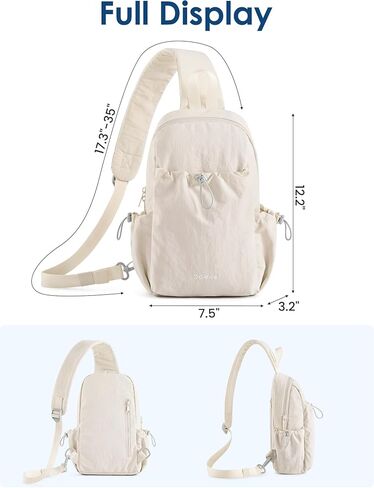 G4Free Sling Bag for Women, Casual Crossbody Handbag Fashionable Shoulder Backpack Lightweight Chest Bag in Kuwait