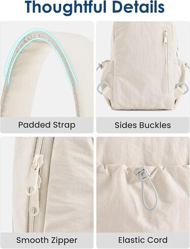 G4Free Sling Bag for Women, Casual Crossbody Handbag Fashionable Shoulder Backpack Lightweight Chest Bag in Kuwait