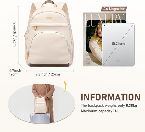 TENSTAR Mini Backpack for Women Stylish Convertible Back Pack Purse, Light Weight Daypack Purses Daily Backpack Cute Bookbag for College Travel, Apricot in Kuwait