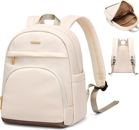 TENSTAR Mini Backpack for Women Stylish Convertible Back Pack Purse, Light Weight Daypack Purses Daily Backpack Cute Bookbag for College Travel, Apricot in Saudi Arabia