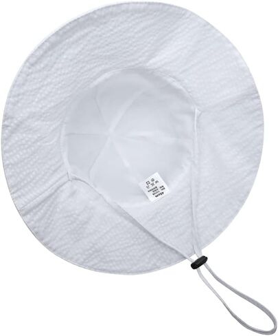 Toddler Kids Baby Girl Sun Hat Floppy Cotton Summer Hat 50+ SPF Protective in Saudi Arabia