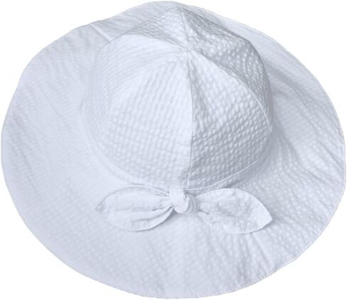 Toddler Kids Baby Girl Sun Hat Floppy Cotton Summer Hat 50+ SPF Protective in Saudi Arabia