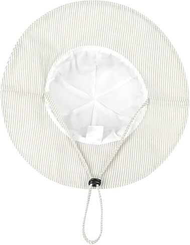 Toddler Kids Baby Girl Sun Hat Floppy Cotton Summer Hat 50+ SPF Protective in Kuwait